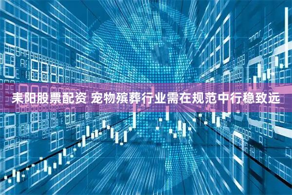 耒阳股票配资 宠物殡葬行业需在规范中行稳致远