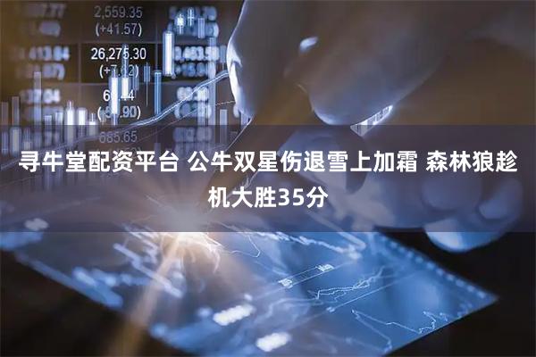 寻牛堂配资平台 公牛双星伤退雪上加霜 森林狼趁机大胜35分